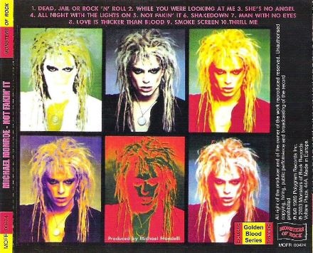 Michael Monroe - Not Fakin' It (1989) Lossless