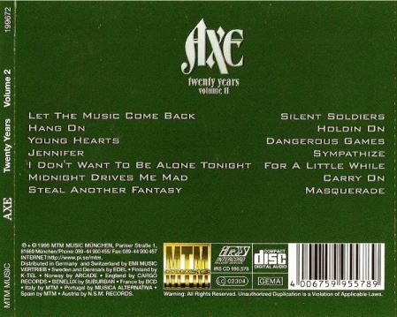 Axe - Twenty Years From Home: 1977 - 1997 Best Of (1998) [2CD Vol. 1/2] Lossless