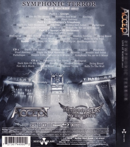 Accept - Symphonic Terror: Live At Wacken 2017 [2CD] (2018) (Lossless)
