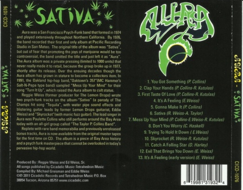 Aura - Sativa (1976) (2011) Lossless