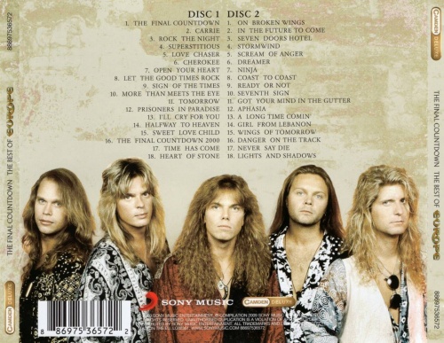 Europe - The Final Countdown: The Best Of Europe [2CD] (2009) (Lossless)