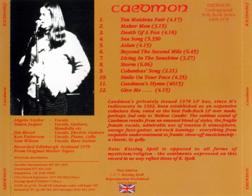 Caedmon - Caedmon (1978) (1994) Lossless