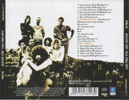 Hawk - Africa She Too Can Cry (1970-72) (2009) Lossless