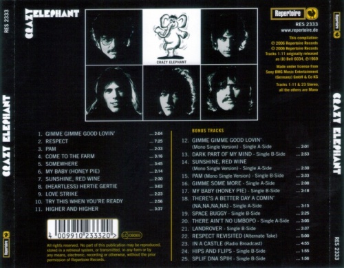 Crazy Elephant - Crazy Elephant (1969) (2006) Lossless