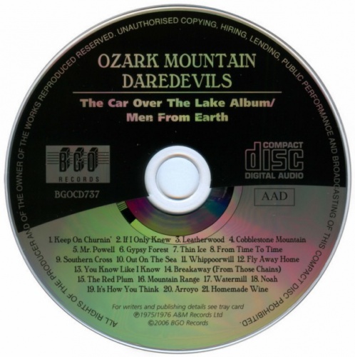 The Ozark Mountain Daredevils - The Car Over The Lake Album / Men From Earth (1975-76) (2006) lossless