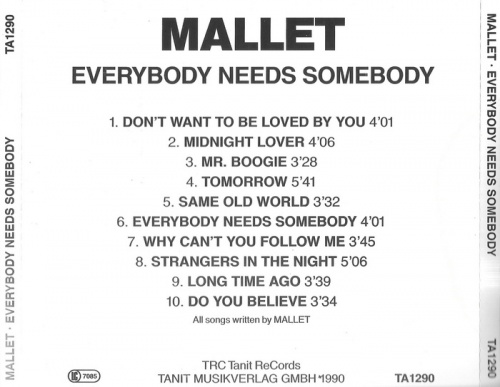 Mallet - Everybody Needs Somebody (1990)