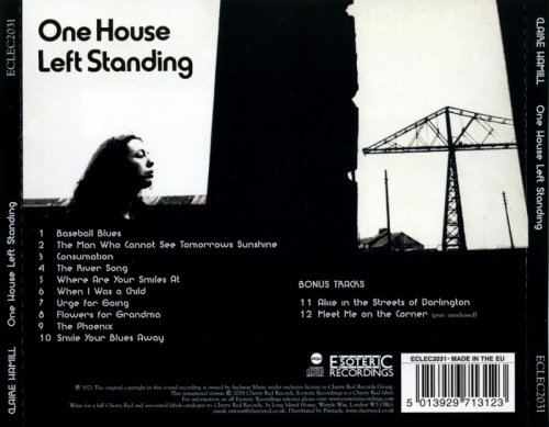 Claire Hamill - One House Left Standing (1971) (Remastered, 2008) Lossless