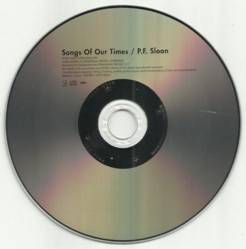 P.F. Sloan - Songs Of Our Times (1965) (Japan SHM Remaster, 2014) Lossless
