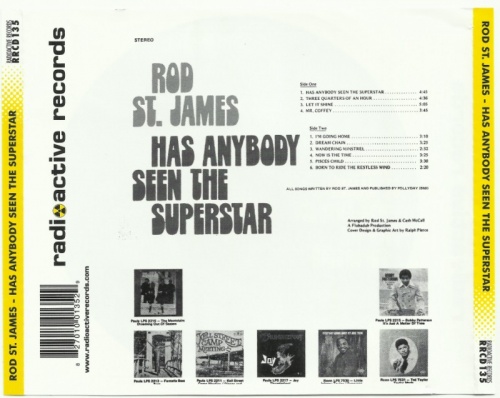 Rod St.James - Has Anybody Seen The Superstar (1972)(2005)  Lossless