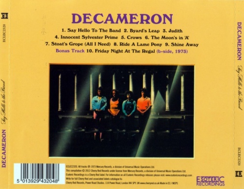 Decameron - Say Hello to the Band (1973) [Remastered] [2012] Lossless