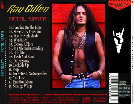 Ray Gillen - Metal Singer[Deluxe Edition] (2019)