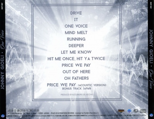 Johnny Gioeli - One Voice [Japanese Edition] (2018) (Lossless)