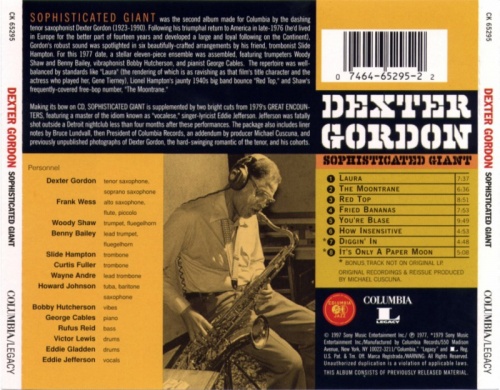 Dexter Gordon - Sophisticated Giant (1977) (Remastered, 1997)