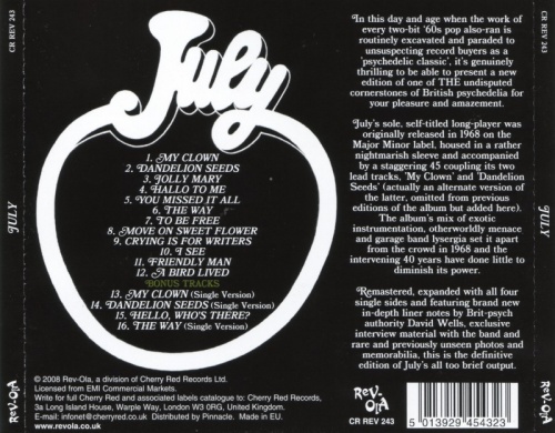 July - July 1968 (Remastered, 2008) Lossless