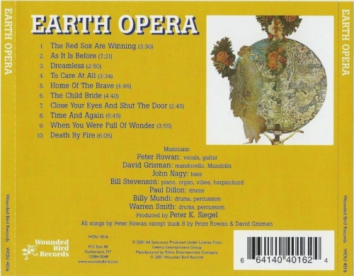 Earth Opera - Earth Opera (1968) (2001) Lossless