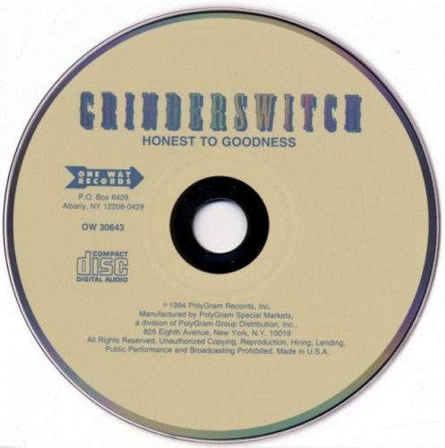 Grinderswitch - Honest To Goodness (1974) (1994) Lossless