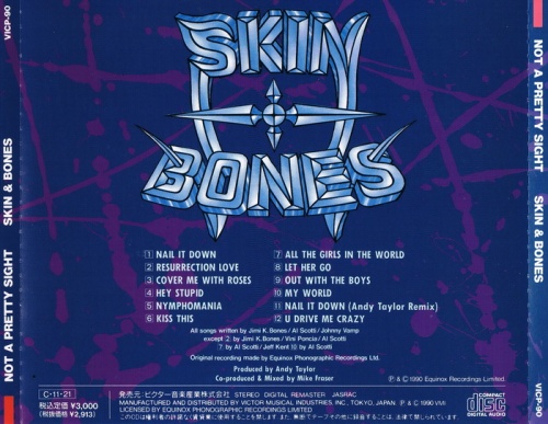 Skin & Bones - Not A Pretty Sight (1990) (Japanese Edition)