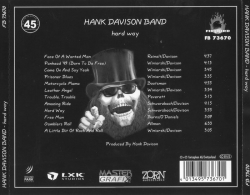 Hank Davison Band - Hard Way (2005)