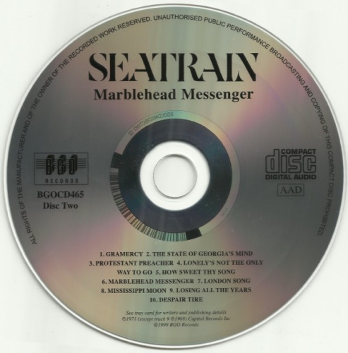 Seatrain - Seatrain / Marblehead Messenger (1970-71) (1999) 2CD lossless