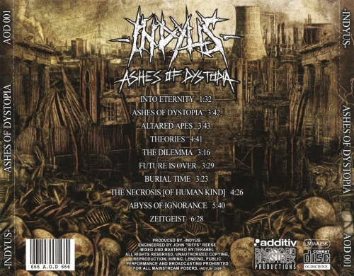 Indyus - Ashes Of Dystopia (2009) (Lossless)