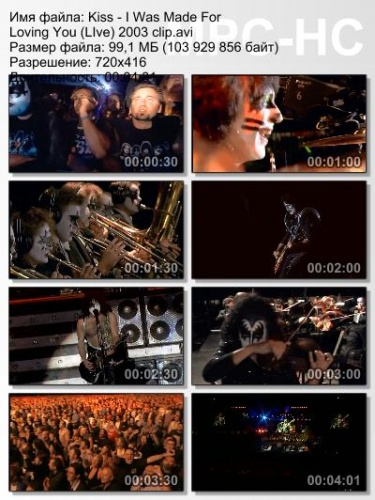 Kiss – I Was Made For Loving You (Symphony: Alive IV) 2003