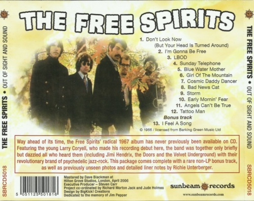 The Free Spirits - Out Of Sight And Sound (1967) (Reissue, 2006) Lossless