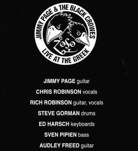 Jimmy Page & The Black Crowes - Live At The Greek (2001) [Complete Live Masters 4CD] Lossless