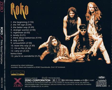 Roko - Think About Tomorrow (1994) [Japan Press] Lossless