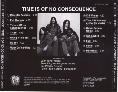 Little Free Rock - Time Is of No Consequence (1969-71) (1991) Lossless