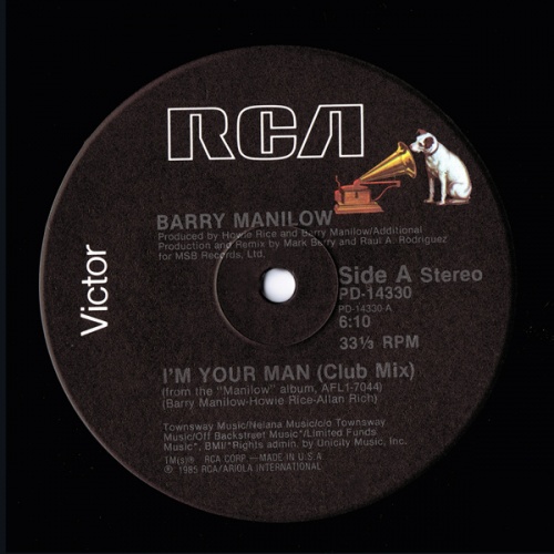 Barry Manilow - I'm Your Man (Vinyl, 12'') (1985)