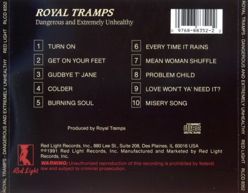 Royal Tramps - Dangerous And Extremely Unhealthy (1991)