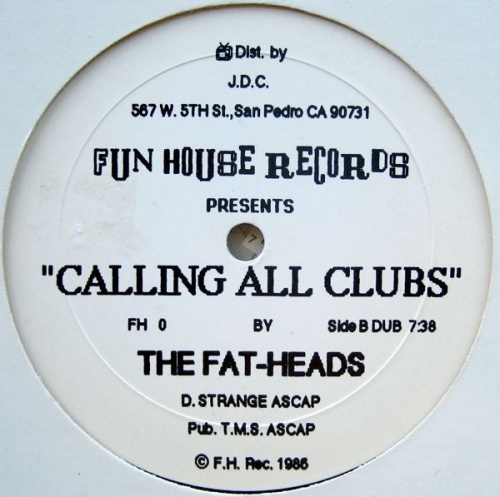 The Fatheads - Calling All Clubs (Vinyl, 12'') 1986