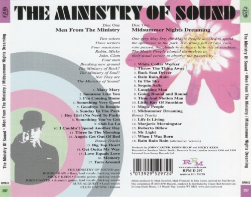 The Ministry Of Sound - Men From The Ministry / Midsummer Nights Dreaming (1966-68) (2005) Lossless