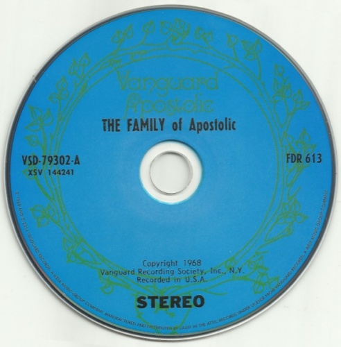 The Family Of Apostolic - The Family Of Apostolic (1968) (2016) Lossless