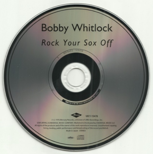 Bobby Whitlock - Rock Your Sox Off (1976) (Japan Remastered, SHM-CD 2016) Lossless