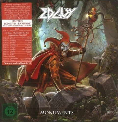 Edguy - Monuments (Compilation) (4CD) [Earbook Edition] 2017