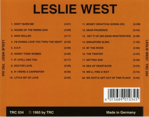 Leslie West - The Leslie West Band / The Great Fatsby (1975) (1993) Lossless