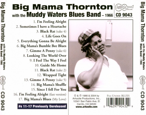 Big Mama Thornton - With The Muddy Waters Blues Band (1966) (2004) Lossless