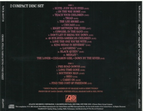Crosby, Stills, Nash & Young - 4 Way Street (1971) (Japan Remastered, 2016) 2CD Lossless