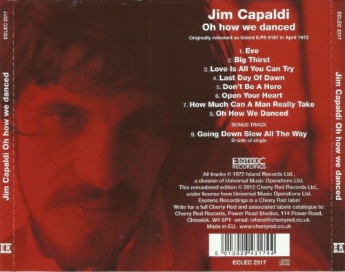 Jim Capaldi - Oh How We Danced 1972) (Remastered, 2012) Lossless