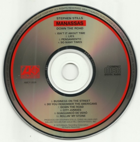 Stephen Stills & Manassas - Down The Road (Japan, 1973) lossless