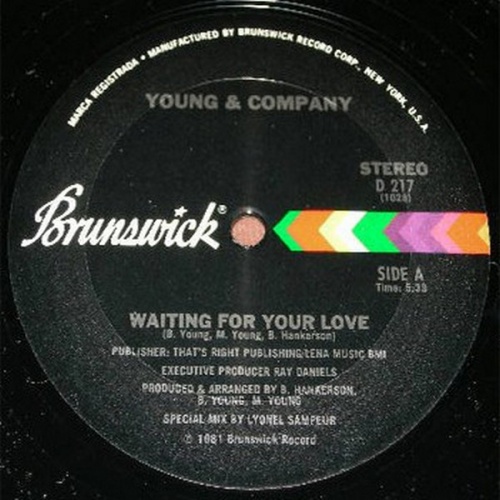 Young & Company - Waiting On Your Love (Vinyl, 12'') 1981