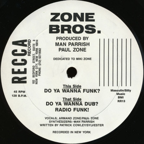Zone Bros - Do Ya Wanna Funk (Vinyl, 12'') 1988