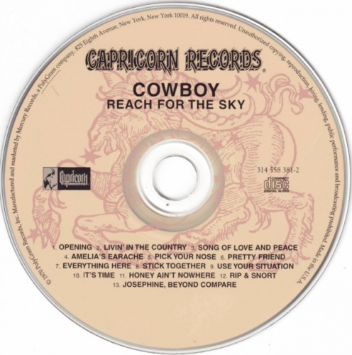 Cowboy - Reach For The Sky (1970) [1998] Lossless