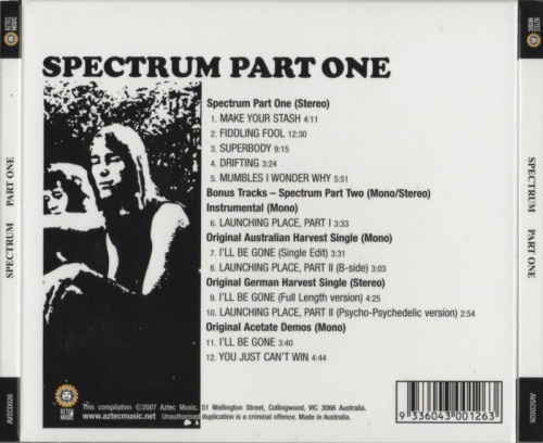 Spectrum - Part One (1971) (Remastered, Expanded, 2007) Lossless