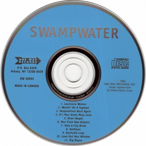 Swampwater - Swampwater (1970) (Reissue,1995) lossless