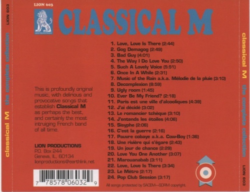 Classical M - The Complete Collection (1967-70) [2005]