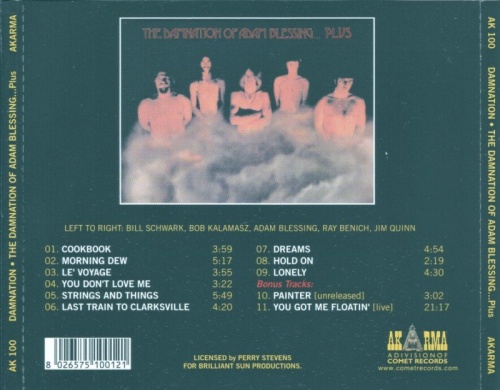 The Damnation Of Adam Blessing - The Damnation Of Adam Blessing... Plus (1972) (Reissue, 1999)  Lossless
