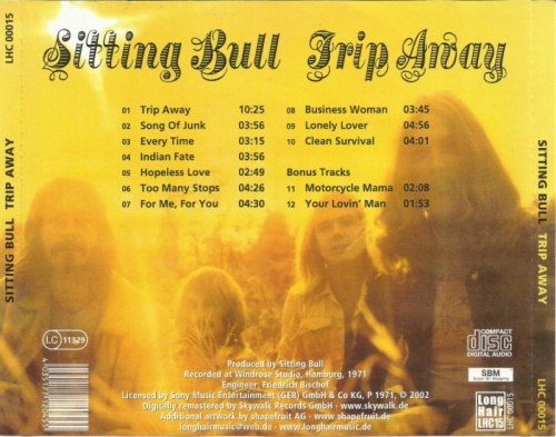 Sitting Bull - Trip Away (1971) (2002) Lossless