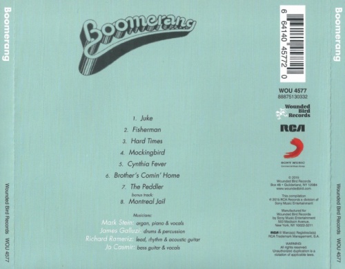 Boomerang - Boomerang (1971) (Remastered, Expanded, 2015) Lossless